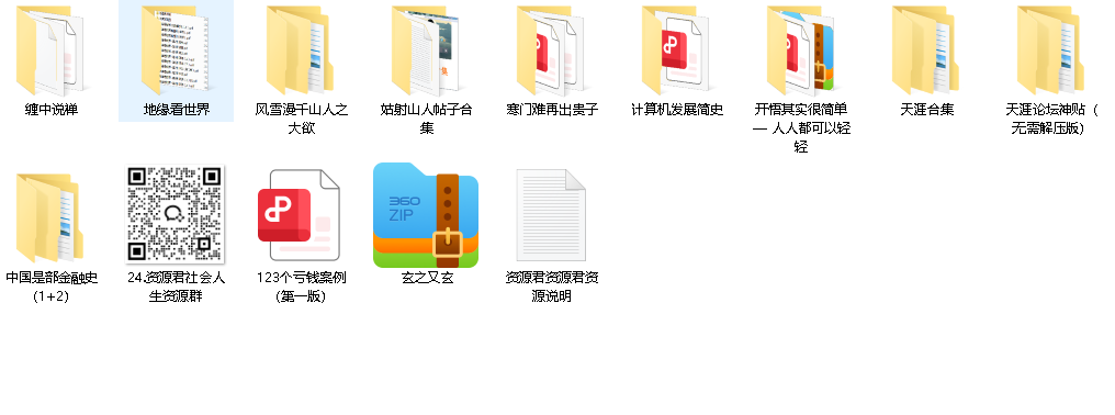天涯神贴全集（更全）