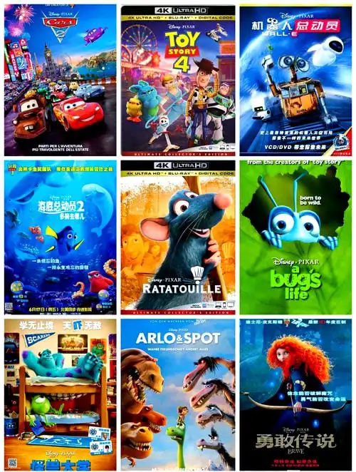 皮克斯电影动画【63部】