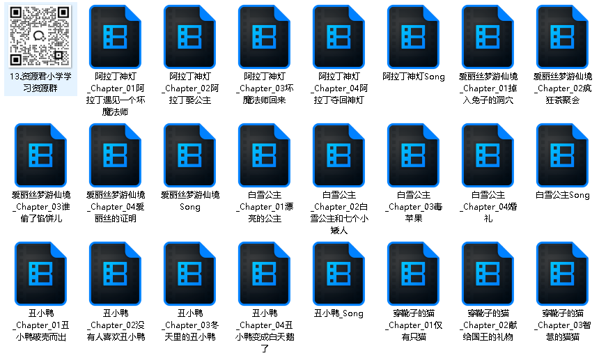 经典童话_小学1~6年级英语故事