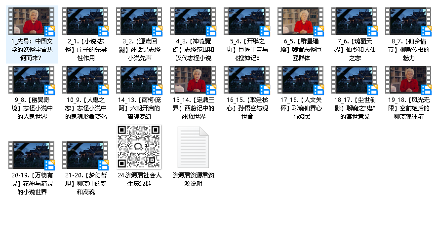 中国文学的妖怪宇宙：马瑞芳讲志怪神魔小说（完结）