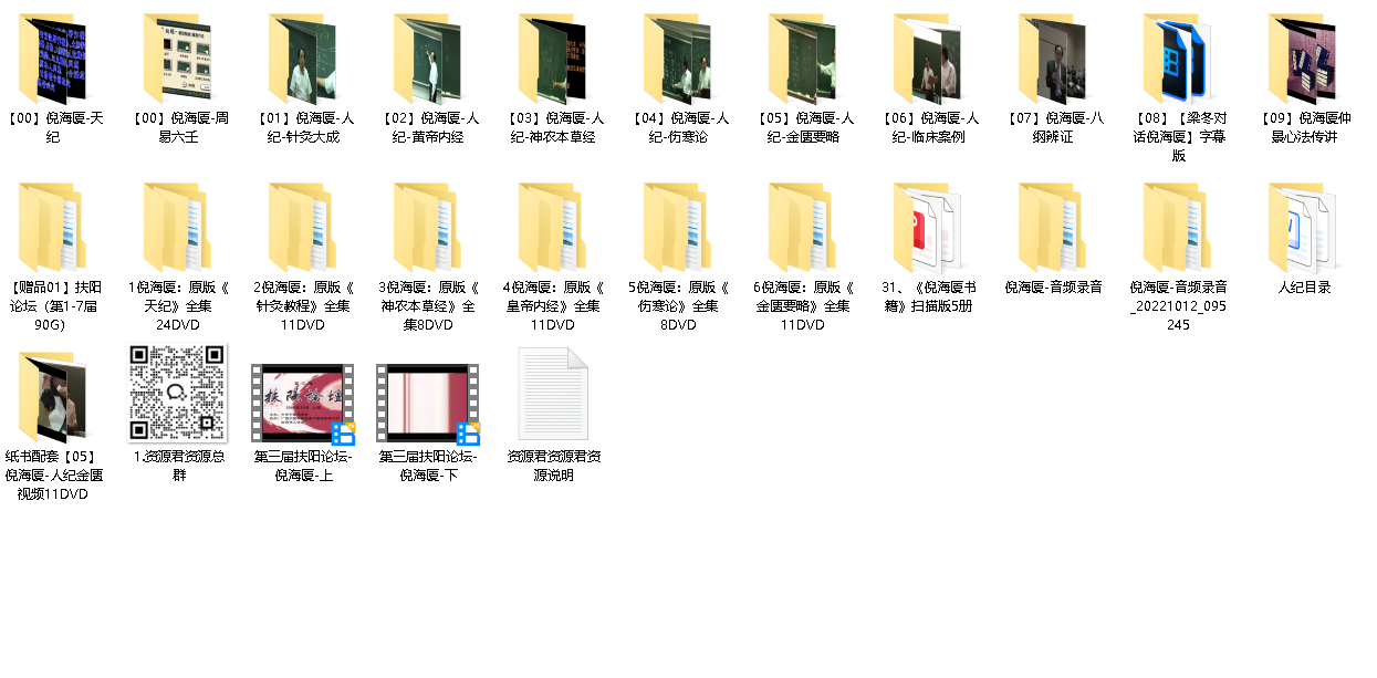 倪海厦全部资源(648GB)（先转存再下载以免资源丢失）