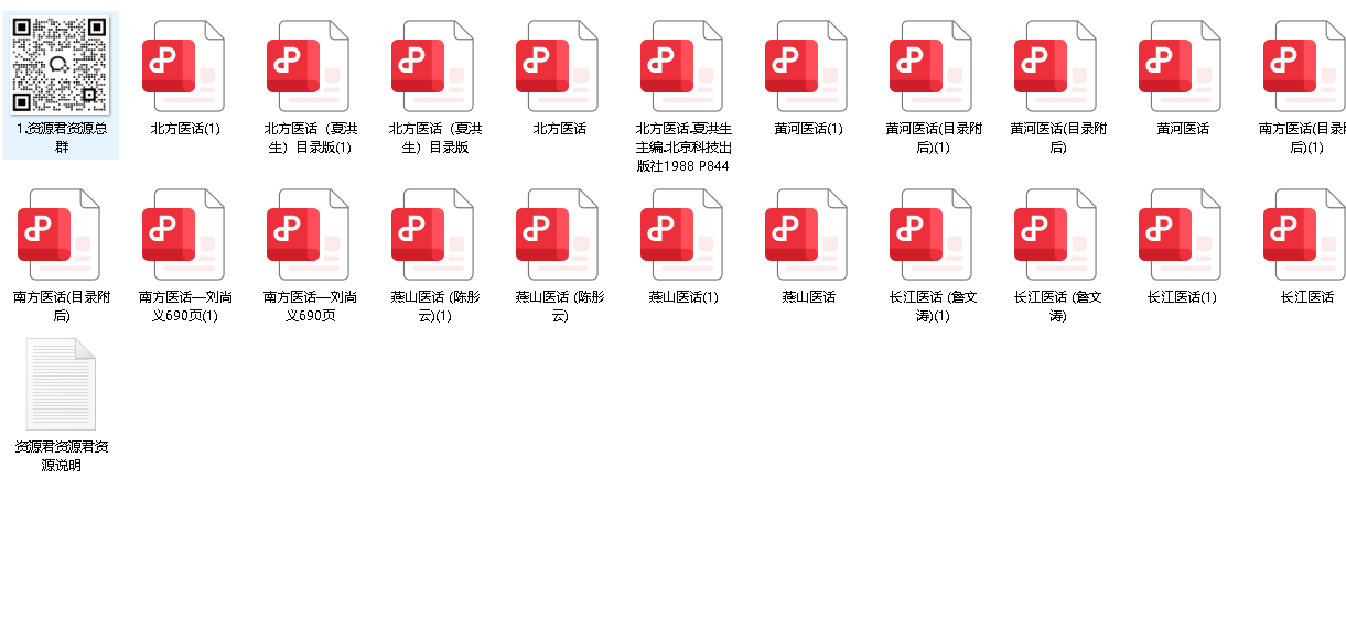 五方医话（先转存再下载以免资源丢失）