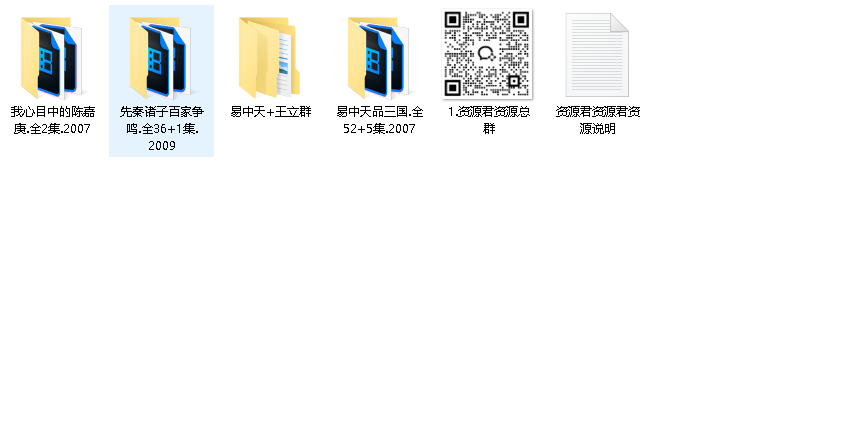 百家讲坛【易中天合集】（先转存再下载以免资源丢失）