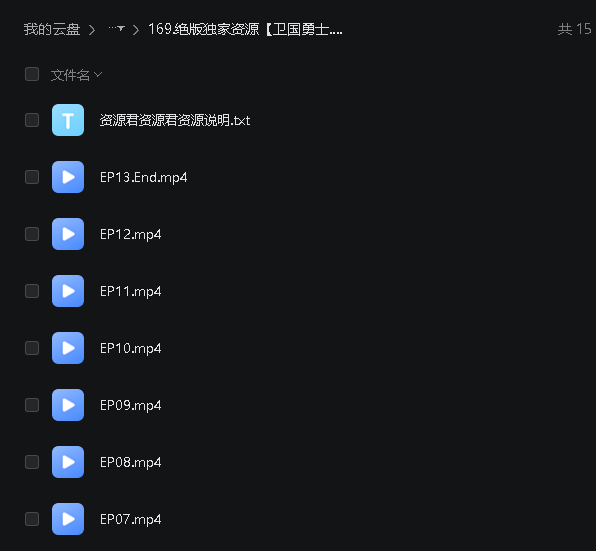 .绝版独家资源【卫国勇士.第一部（全13集）】（先转存再下载以免资源丢失）