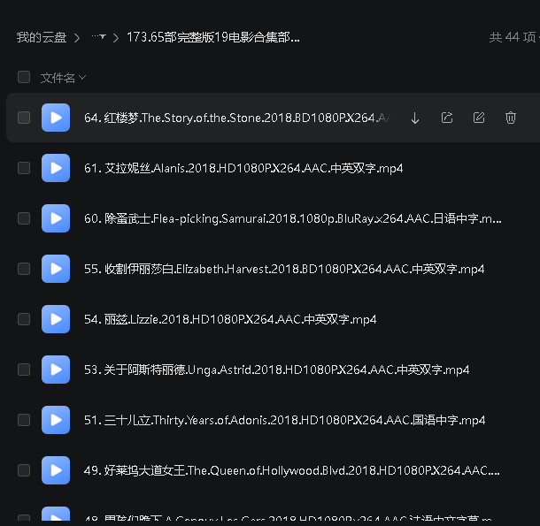 65部完整版19电影合集部分无水印（先转存再下载以免资源丢失）（先转存再下载以免资源丢失）