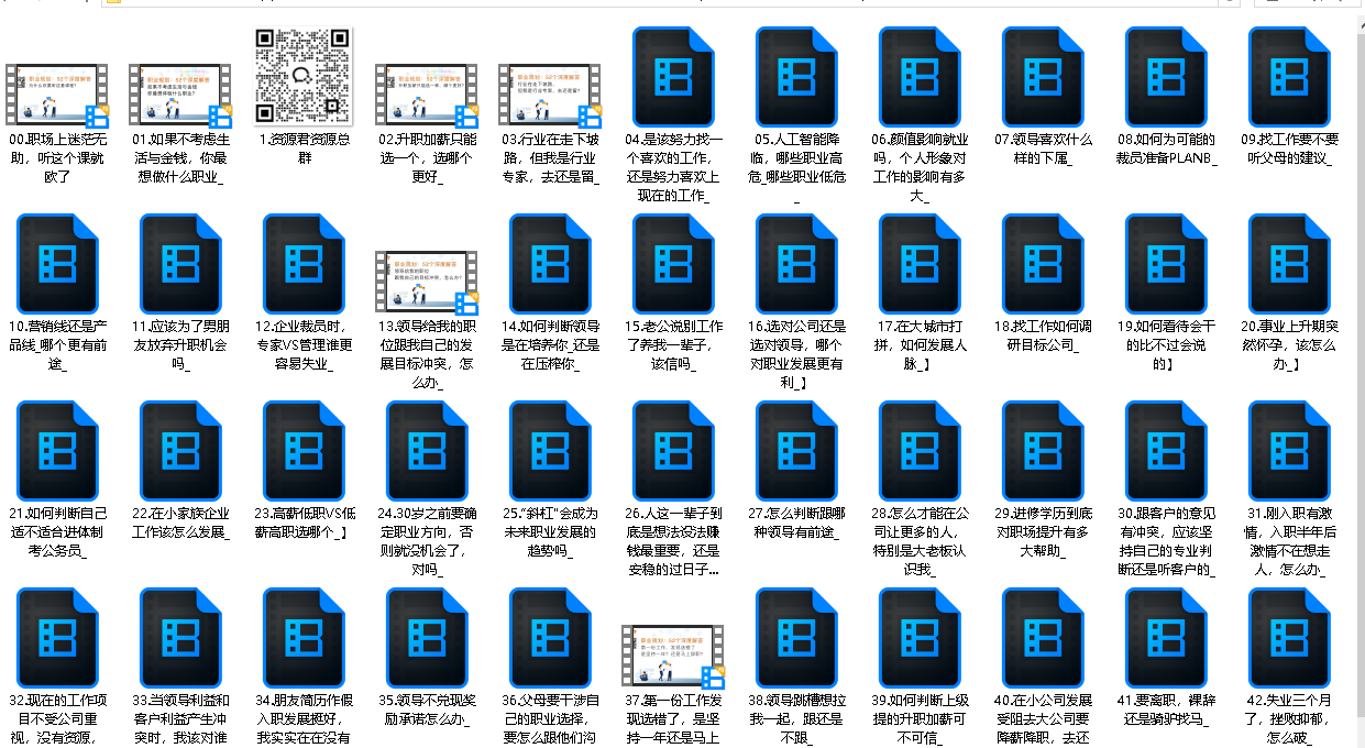职场生存指南：深度拆解52个职场难题（先转存再下载以免资源丢失）