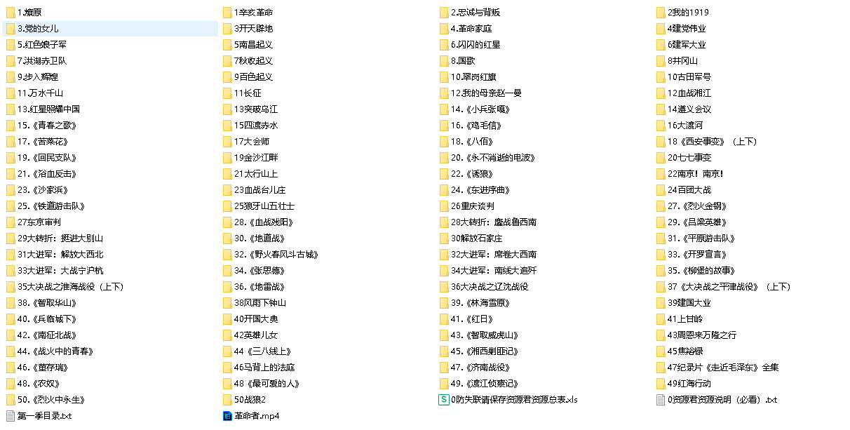 【社会主义接班人必看电影专题，100部】(先转存再下载以免资源丢失）