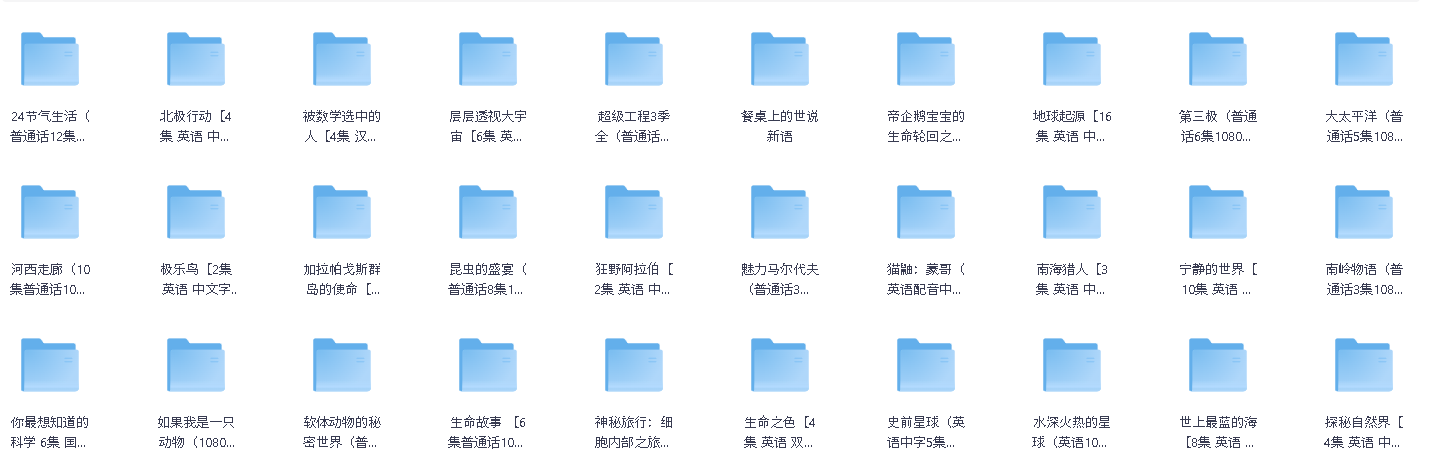 【2024】央视力荐纪录片合集(先转存再下载以免资源丢失）