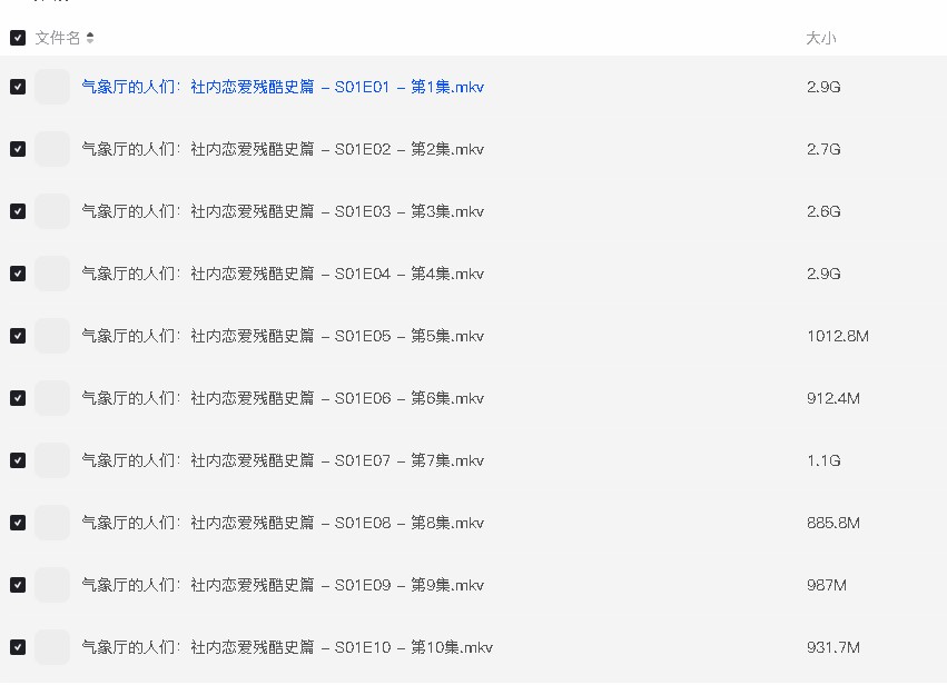 气象厅的人们：社内恋爱残酷史篇 (2022)(先转存再下载以免资源丢失）
