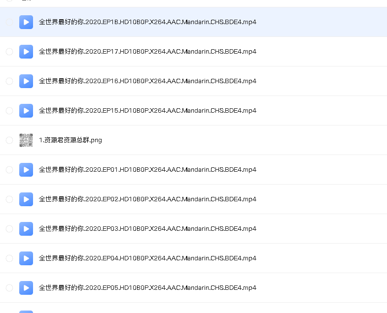 全世界最好的你 24集（2020）(先转存再下载以免资源丢失）