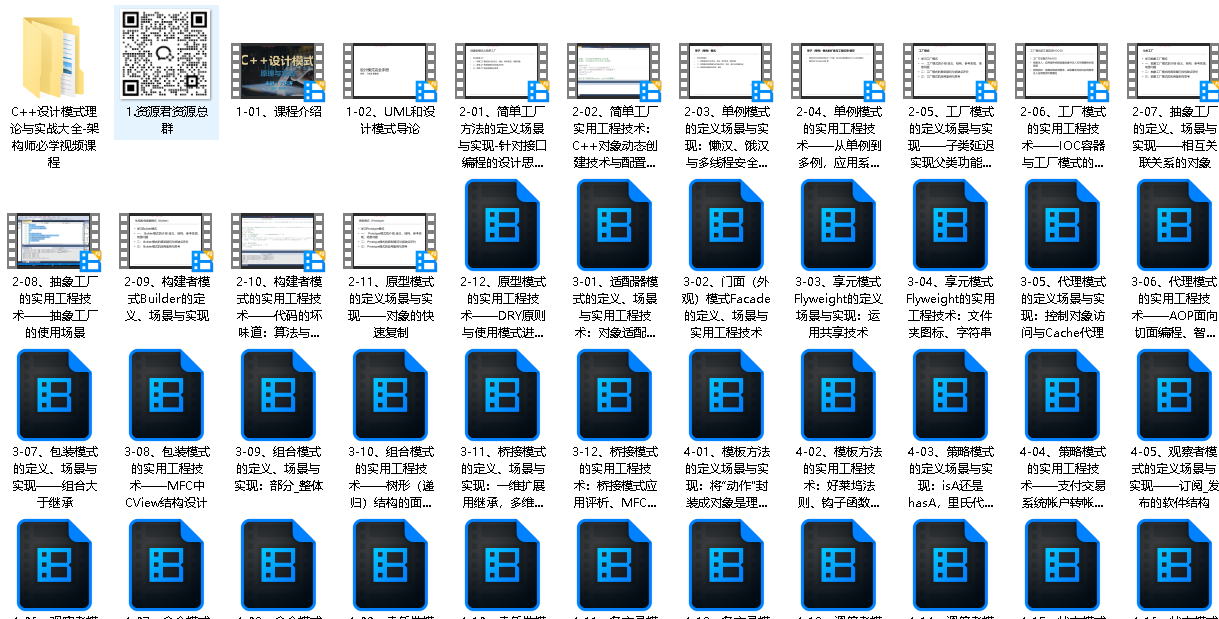 C++设计模式理论与实战大全(先转存再下载以免资源丢失）