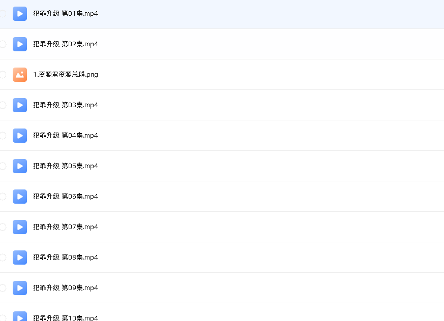 犯罪升级 18集（1999）(先转存再下载以免资源丢失）