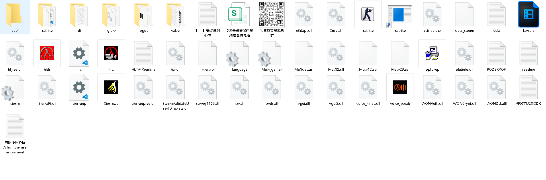 CS1.5压缩包解压即玩
