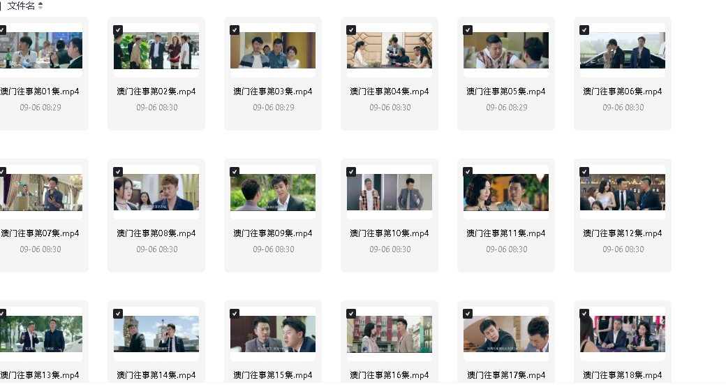 澳门往事之赌诫 (2020)24集全集(先转存再下载以免资源丢失）