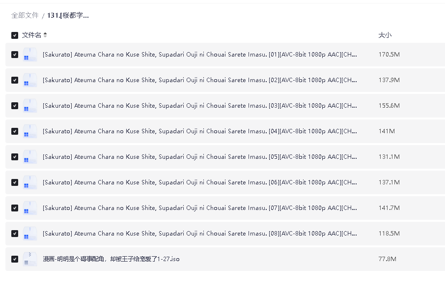 明明是个碍事配角，却被王子给宠爱了。 [01-08 Fin][1080p][简体内嵌](先转存再下载以免资源丢失）
