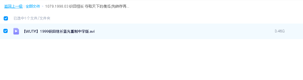 1998.03 织田信长 夺取天下的傻瓜(先转存再下载以免资源丢失）