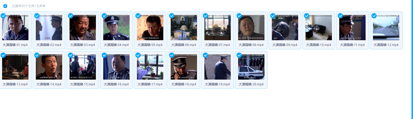 大漠高墙20集全集(先转存再下载以免资源丢失）