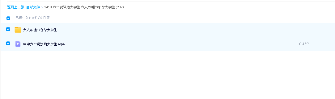 六个说谎的大学生 六人の嘘つきな大学生 (2024)(先转存再下载以免资源丢失