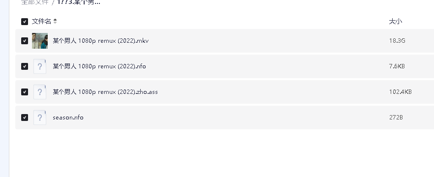 某个男人 1080p remux (2022)(先转存再下载以免资源丢失）