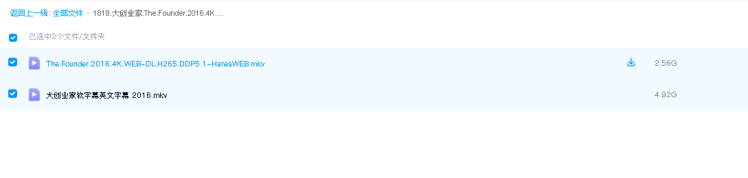 大创业家.The.Founder.2016.4K.WEB-DL.H265.DDP5.1-HaresWEB(先转存再下载以免资源丢失）