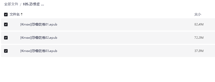 恐惧症 漫画(先转存再下载以免资源丢失）