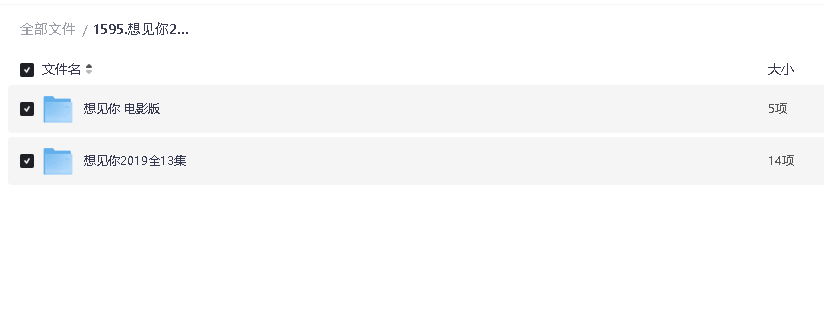 想见你2019 13集全+2022电影(先转存再下载以免资源丢失）