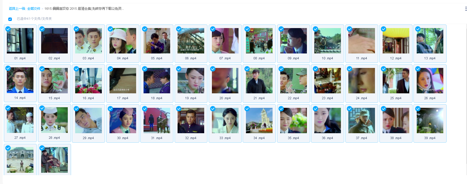 偏偏喜欢你 2015 超清全集(先转存再下载以免资源丢失）