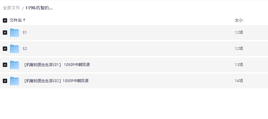 机智的医生生活 S1+S2+中韩双语字幕(先转存再下载以免资源丢失）