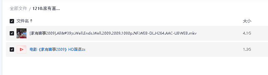 家有喜事2009 (2009)粤语+国语版本(先转存再下载以免资源丢失）