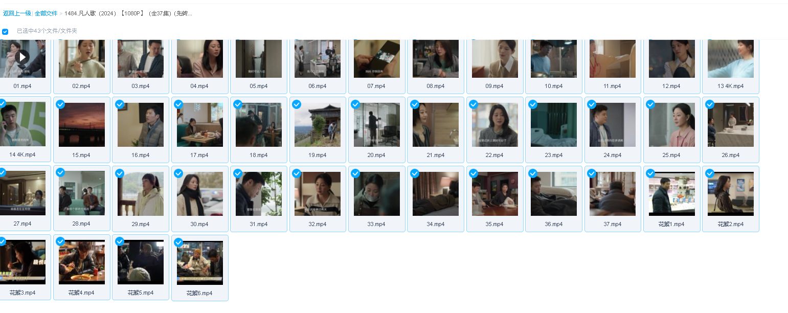 凡人歌（2024）【1080P】（全37集）(先转存再下载以免资源丢失）