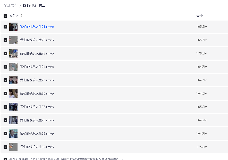 我们的快乐人生[30集全][DVD](先转存再下载以免资源丢失）