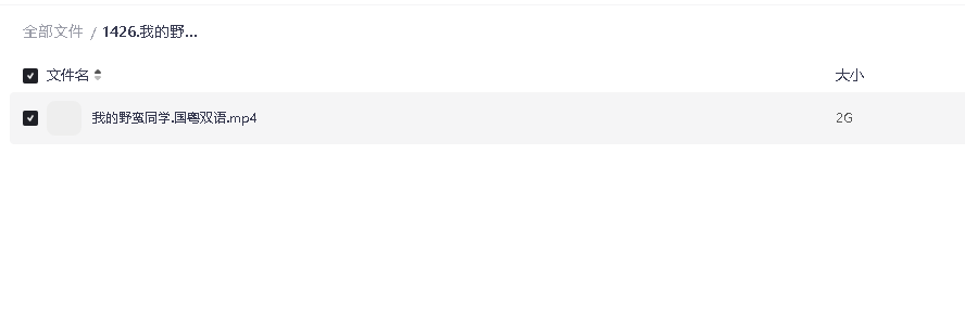 我的野蛮同学2001 国粤双语(先转存再下载以免资源丢失）