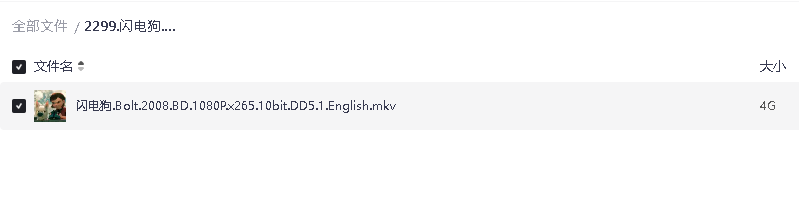 闪电狗.2008.英语（国语）中字.豆瓣评分7.5超清中字(先转存再下载以免资源丢失）