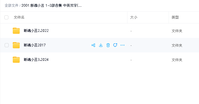 断魂小丑 1-3部合集 中英双字(先转存再下载以免资源丢失）