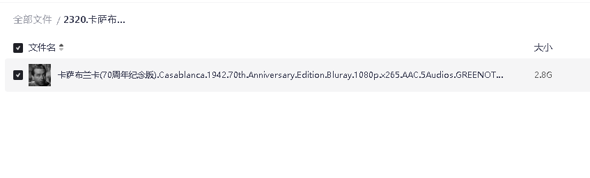 卡萨布兰卡.1942.英语中字.豆瓣评分8.7超清中字(先转存再下载以免资源丢失）