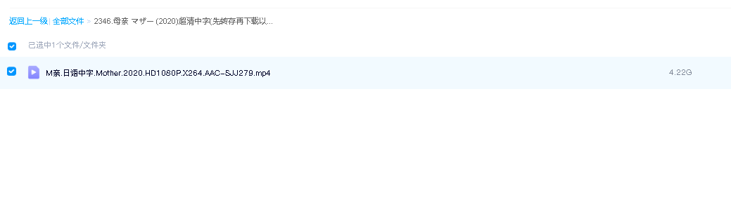 母亲 マザー (2020)超清中字(先转存再下载以免资源丢失）
