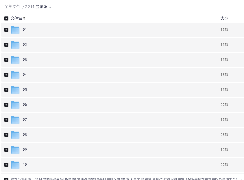 韩国BJ女团 [擦边 大尺度 超短裙 多机位 性感火辣舞蹈]140G(先转存再下载以免资源丢失）