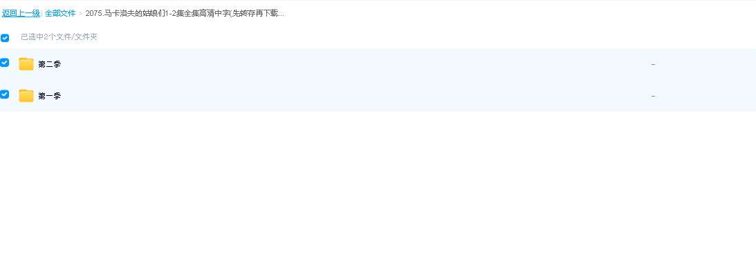 马卡洛夫的姑娘们1-2集全集高清中字(先转存再下载以免资源丢失）