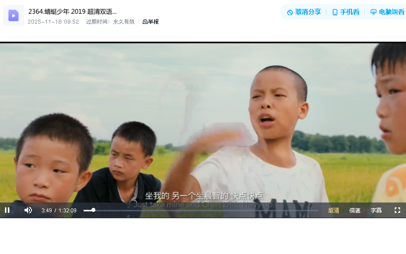 蜻蜓少年 2019 超清双语字幕(先转存再下载以免资源丢失）