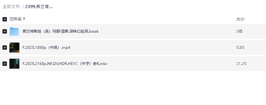 弗兰肯斯坦2025[4K超清中字][科幻 恐怖] (先转存再下载以免资源丢失）