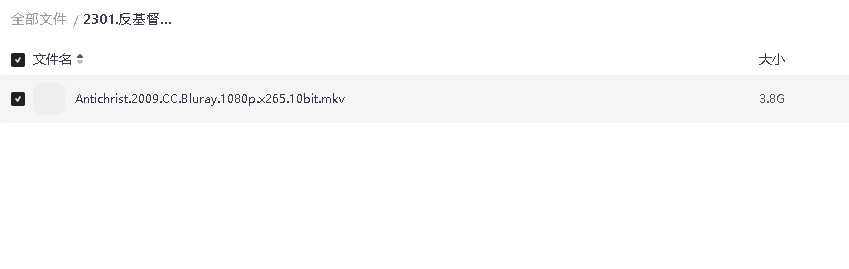 反基督者 未删减版  2009 超清中字(先转存再下载以免资源丢失）