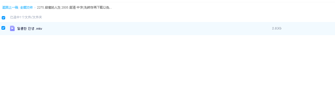甜蜜的人生 2005 超清 中字(先转存再下载以免资源丢失）