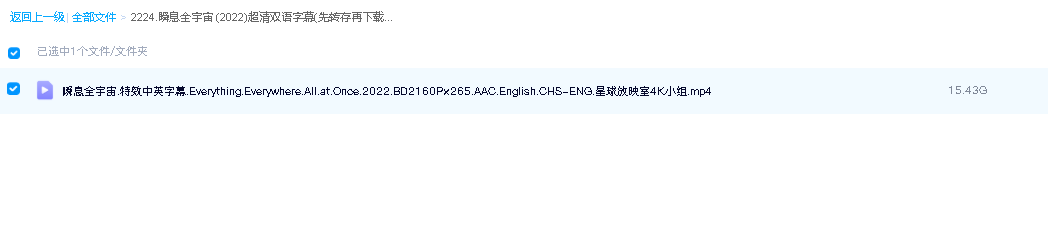 瞬息全宇宙 (2022)超清双语字幕(先转存再下载以免资源丢失）