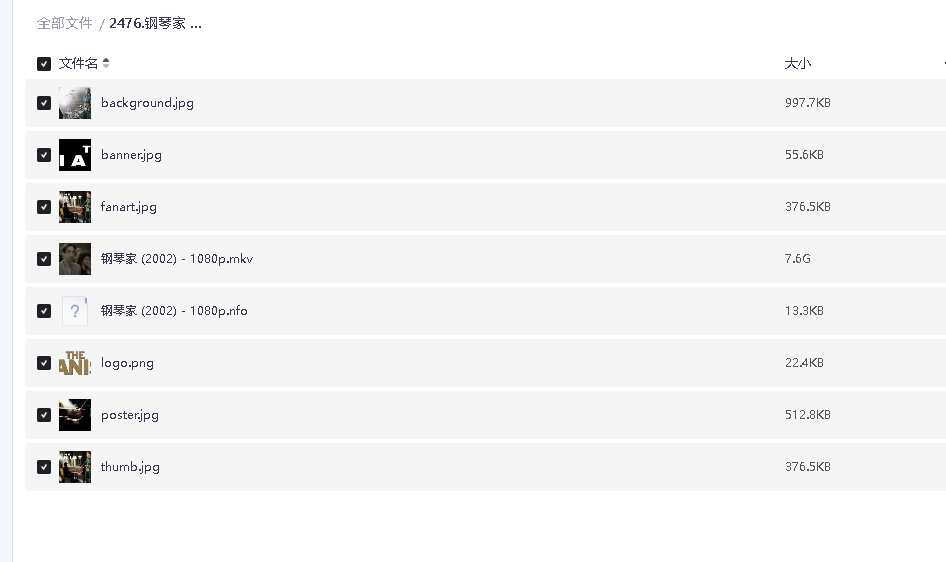 钢琴家 The Pianist (2002) 超清中字(先转存再下载以免资源丢失）